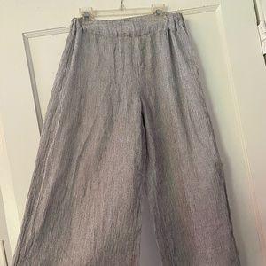 Madewell Striped Cropped Culottes